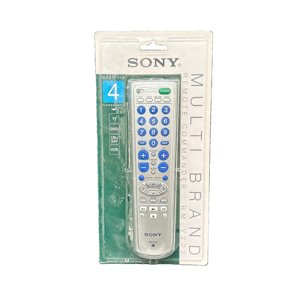 Sony RM-V202 TV Remote Control Commander Controls 4 Components